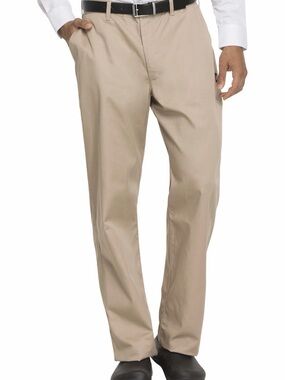 NWT Men's Dickies Classic Khaki Chef Pant DC 16 Tan Elastic Back Waist Size XL